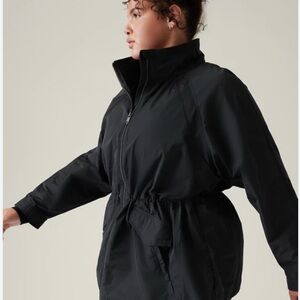 Athleta Westerly Women's Utility Jacket Black Size M- NWOT